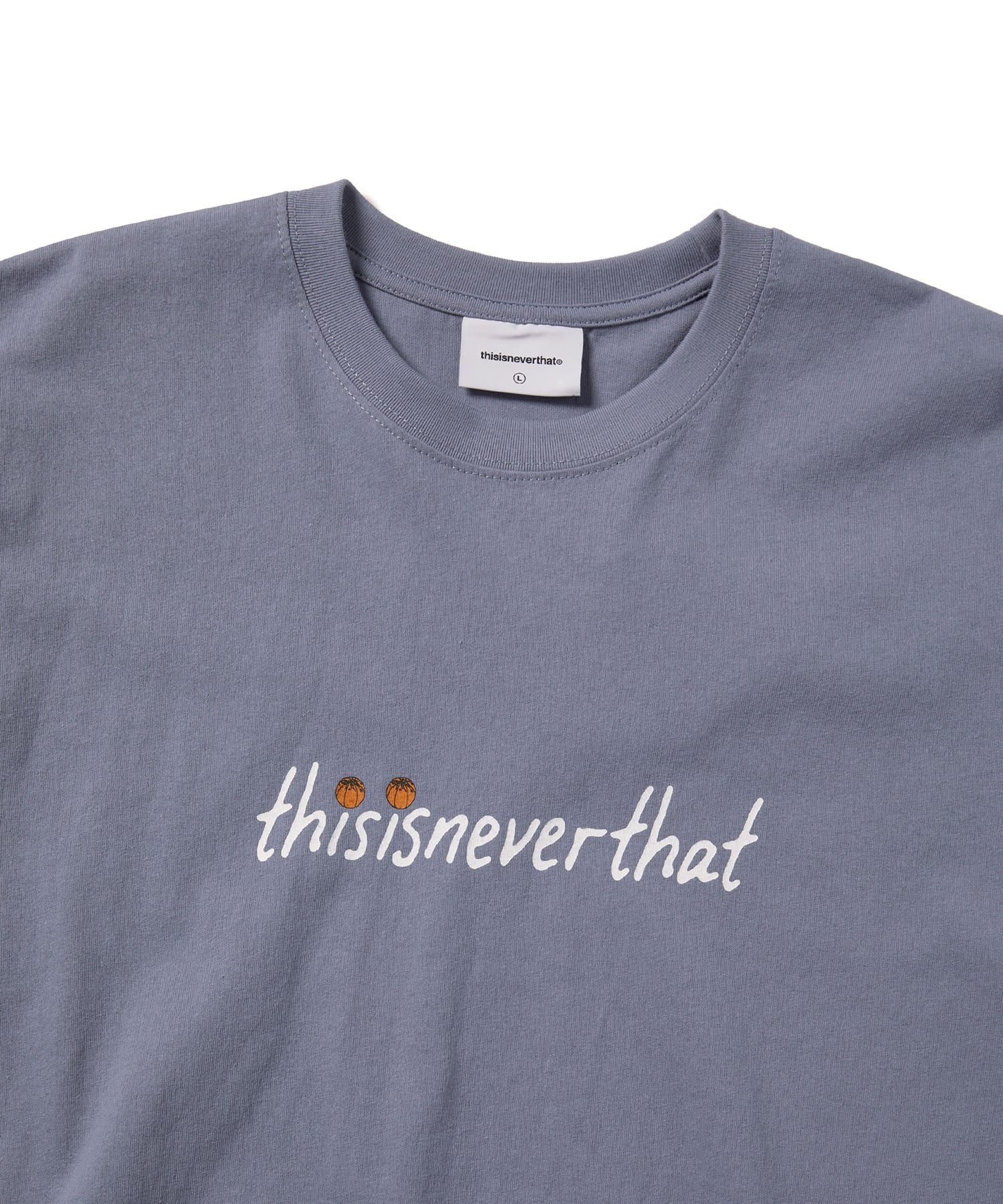 MUSINSA公式 | thisisneverthat® Dunk Hoop Tee Purple Grey