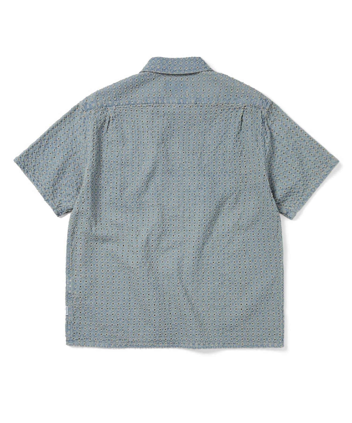 MUSINSA | thisisneverthat® Damaged Denim Zip S/S Shirt