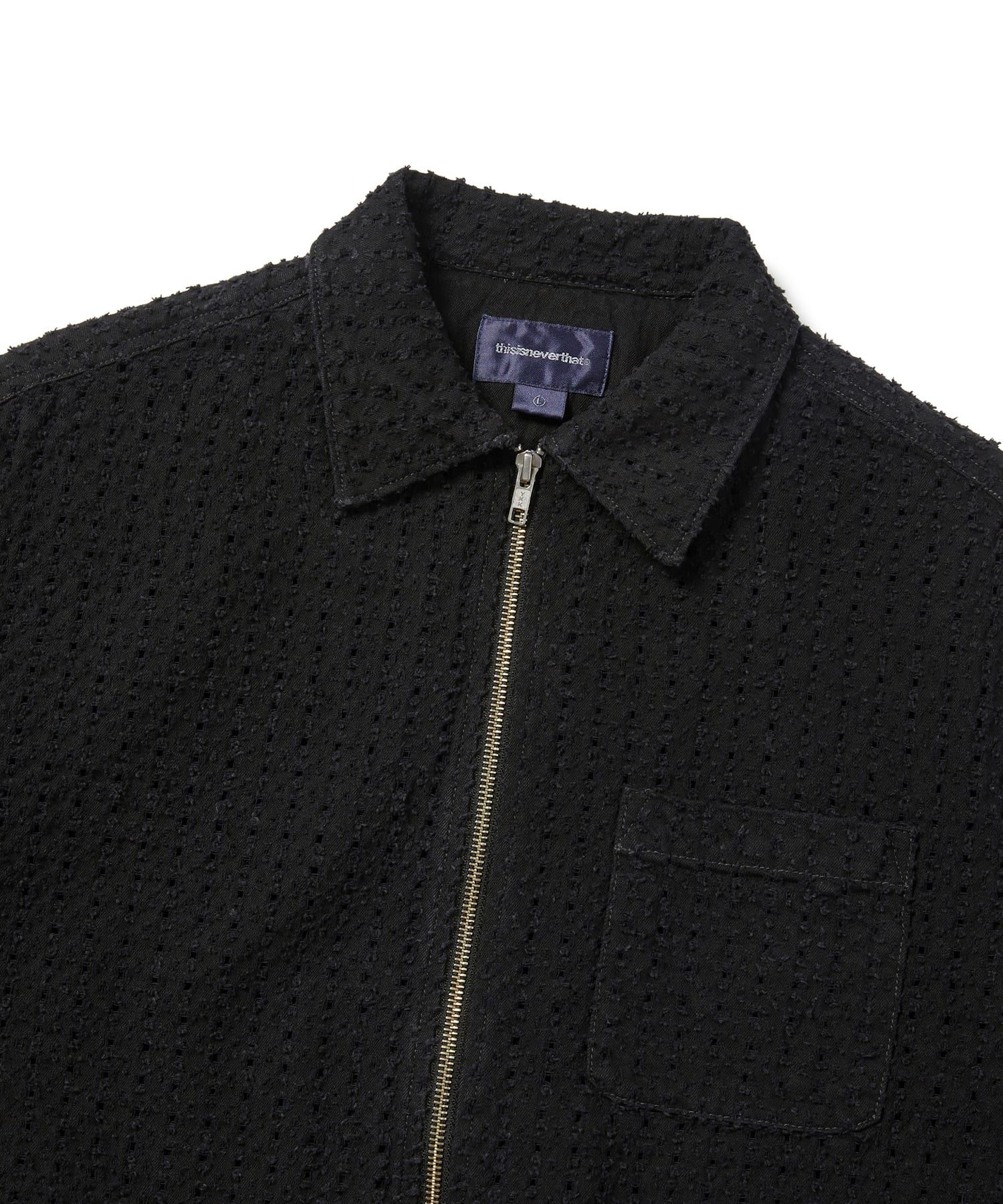 シャツ thisisneverthat Damaged Denim Zip S/S Shirt Damaged-Denim-Zip-S-S-Shirt-