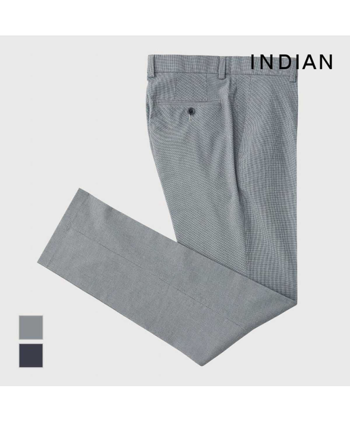인디안(INDIAN) 조직감 면혼방 써커 셋업 바지_MIVDAYM2471
