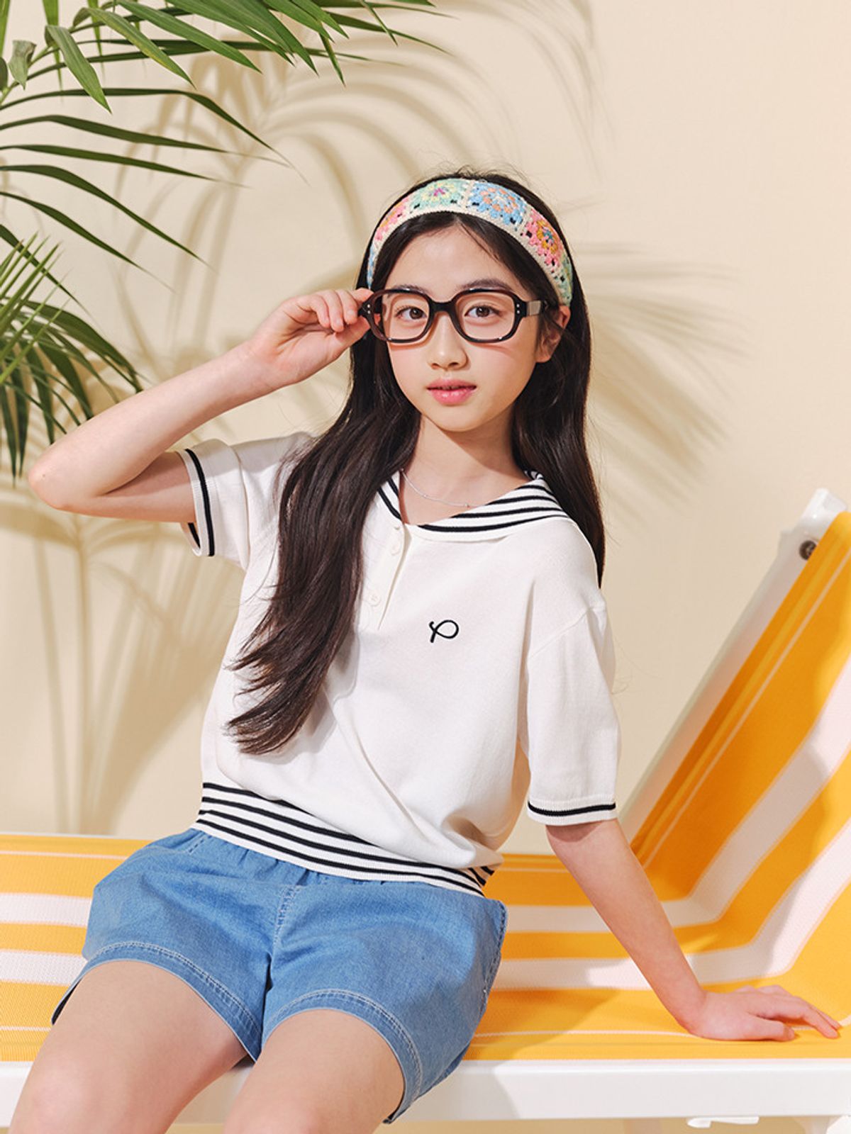 폴햄키즈(POLHAM KIDS) 여아) 카라 스웨터_PKF2ER2020