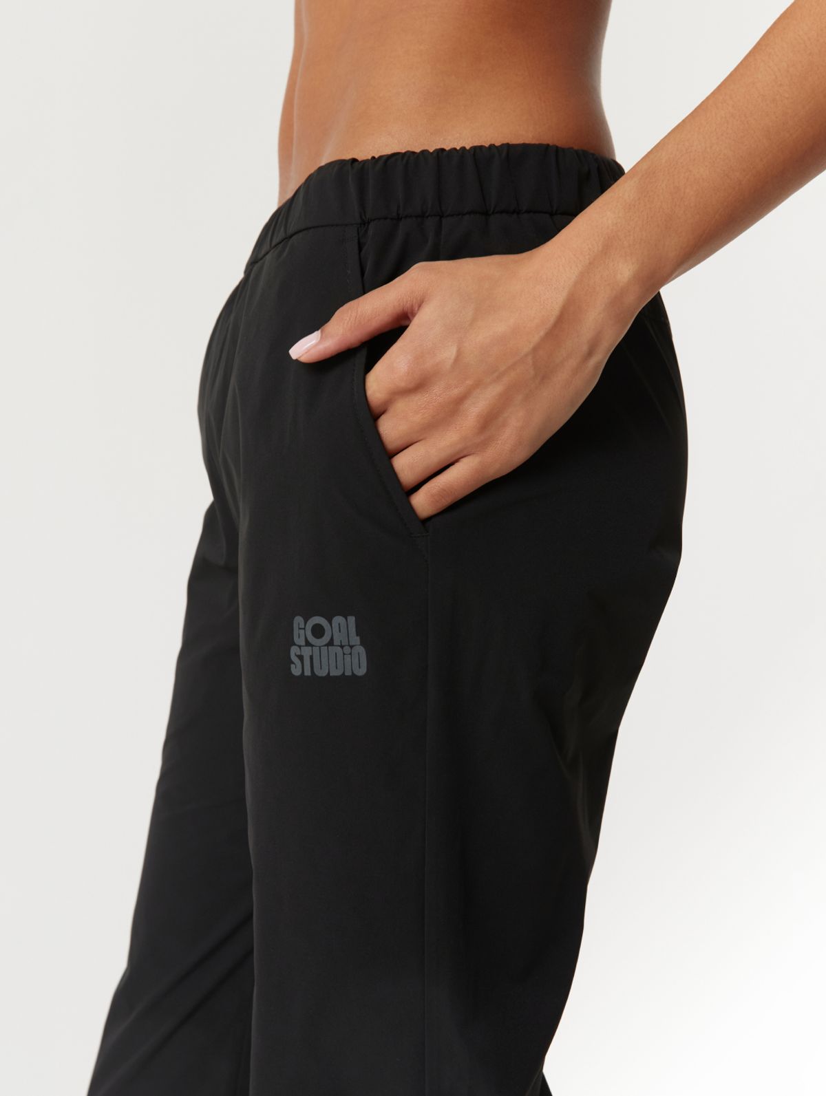 골스튜디오(GOALSTUDIO) WS AIR THROUGH JOGGER-BLACK