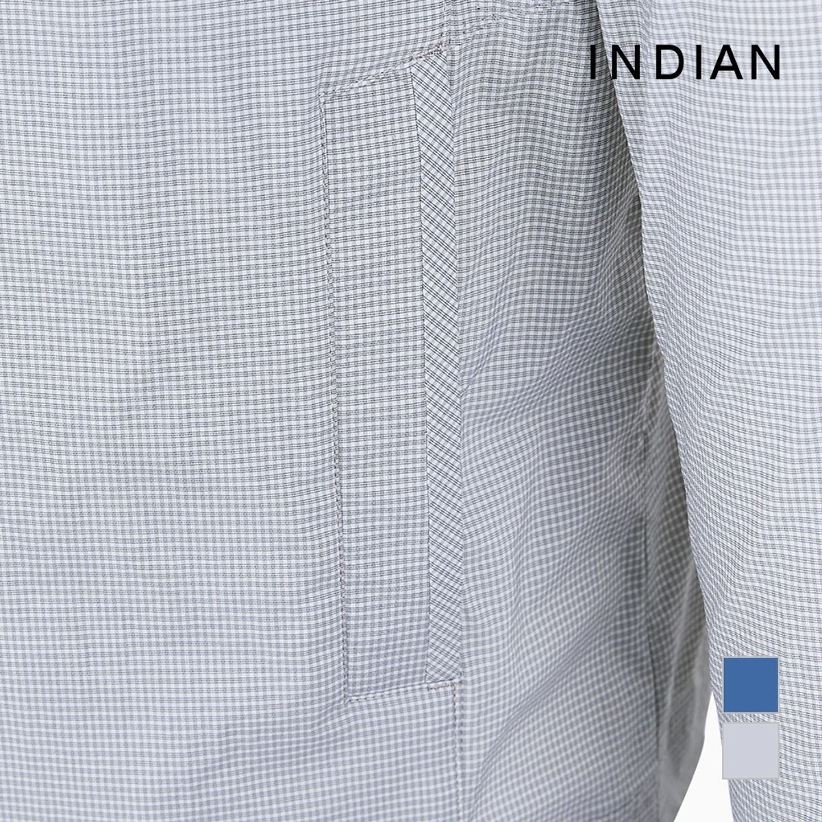 인디안(INDIAN) 나일론 스트레치 원착 펀칭 배색점퍼_MITCLXM3101