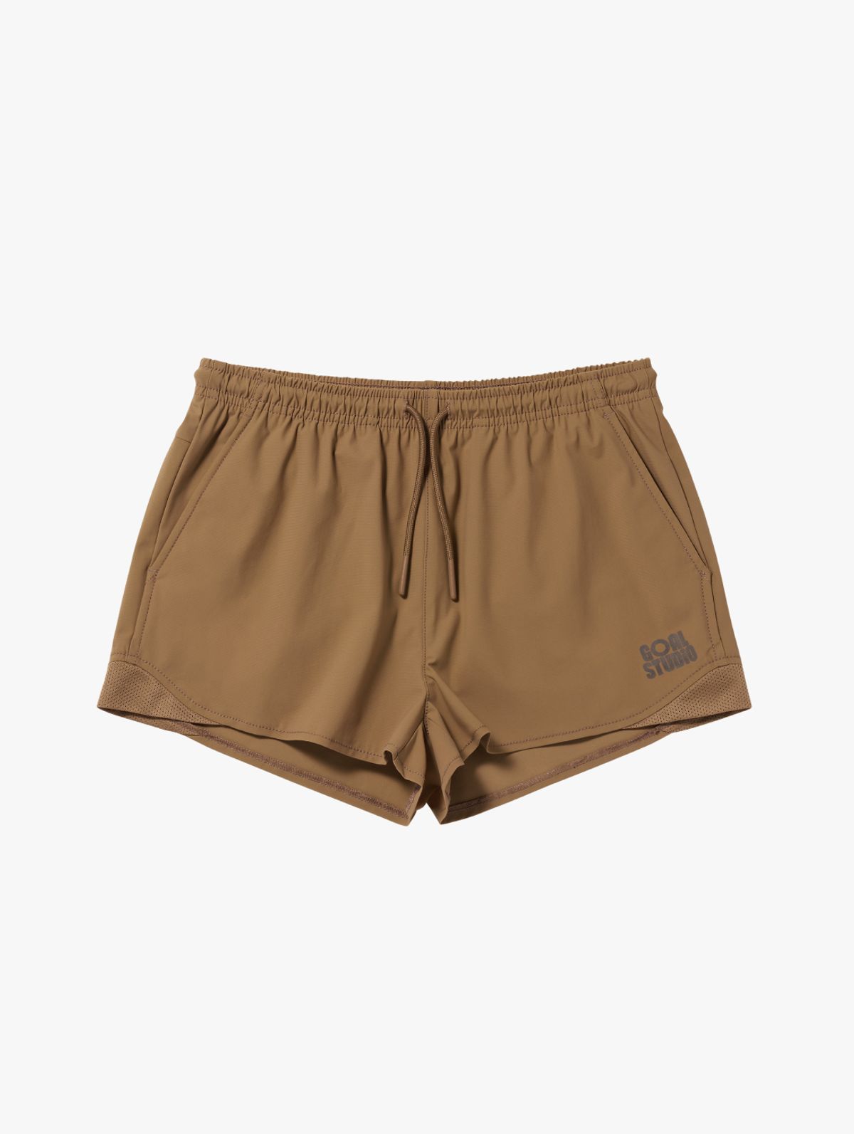 골스튜디오(GOALSTUDIO) WS AIR THROUGH SHORTS-BROWN