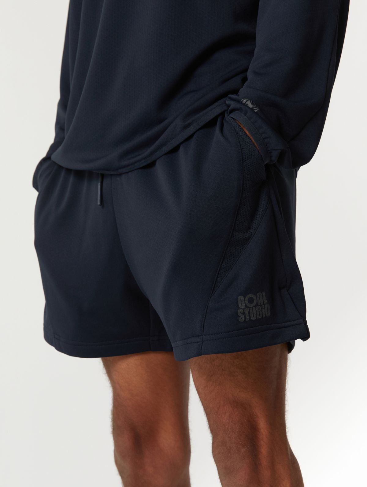 골스튜디오(GOALSTUDIO) MS KNIT SHORTS-NAVY