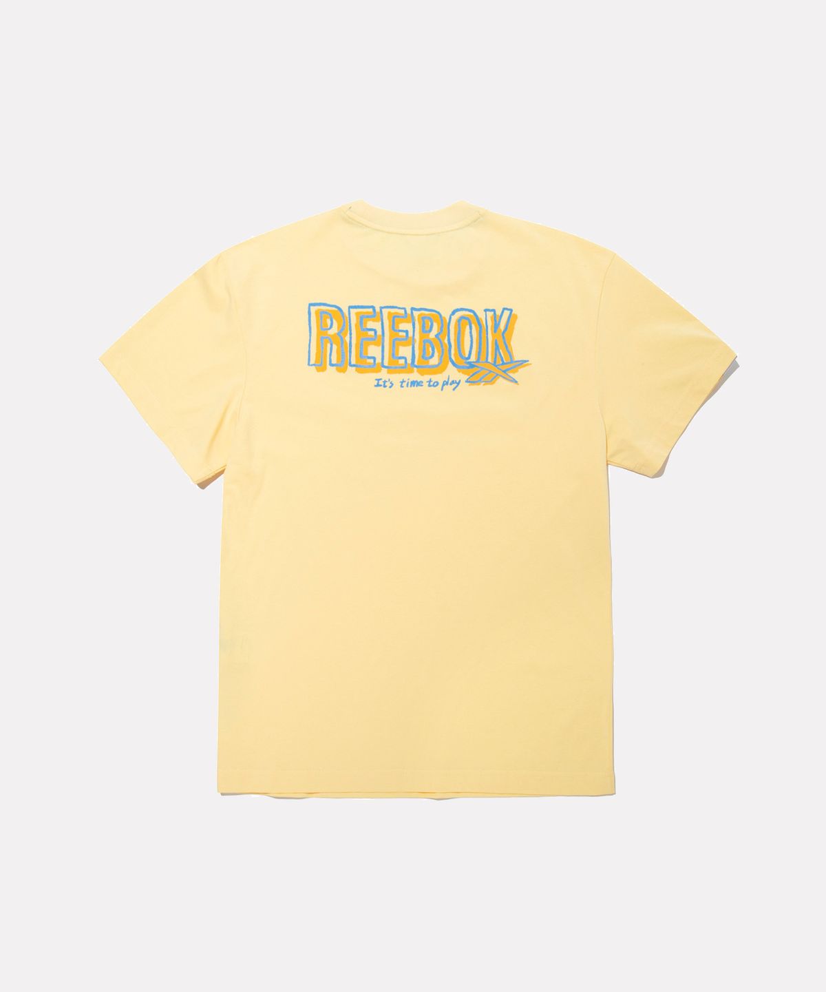 리복(REEBOK) 아이스코튼 그래픽 티셔츠 - 버터