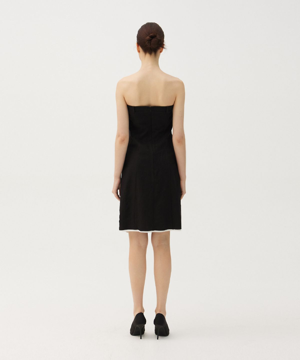 므아므(MMAM) Linen stitch drape dress
