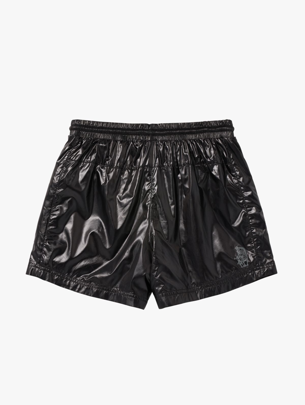골스튜디오(GOALSTUDIO) GLOSSY MESH LINED SHORTS-BLACK