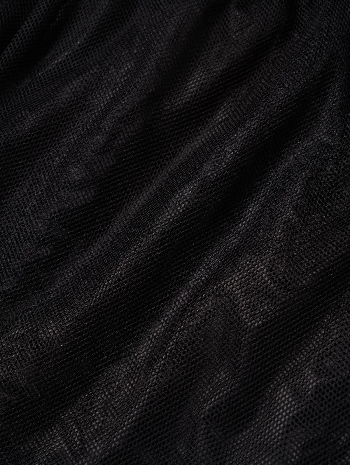골스튜디오(GOALSTUDIO) GLOSSY MESH LINED SHORTS-BLACK
