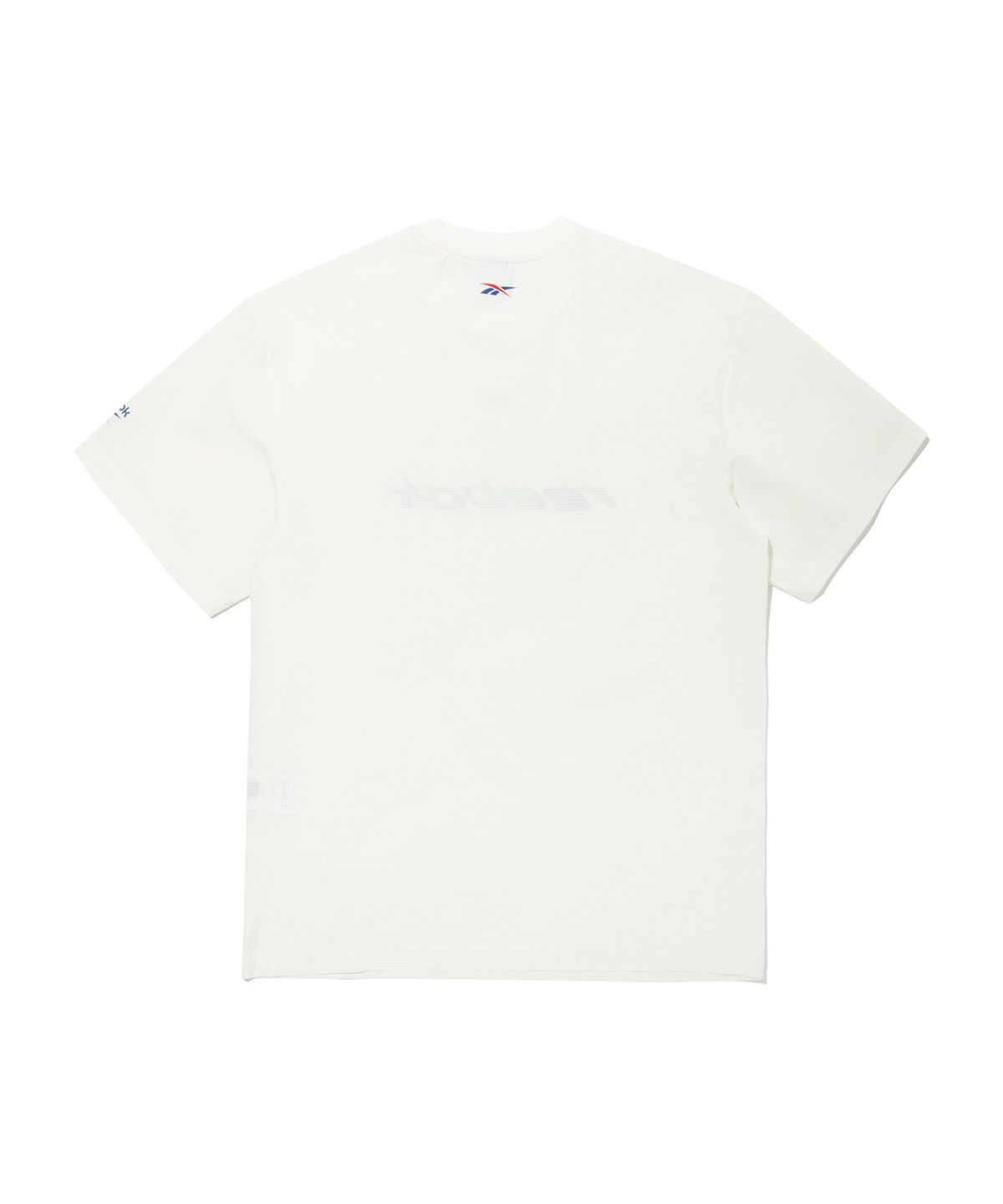 리복(REEBOK) 메쉬 우븐 티셔츠 - 화이트