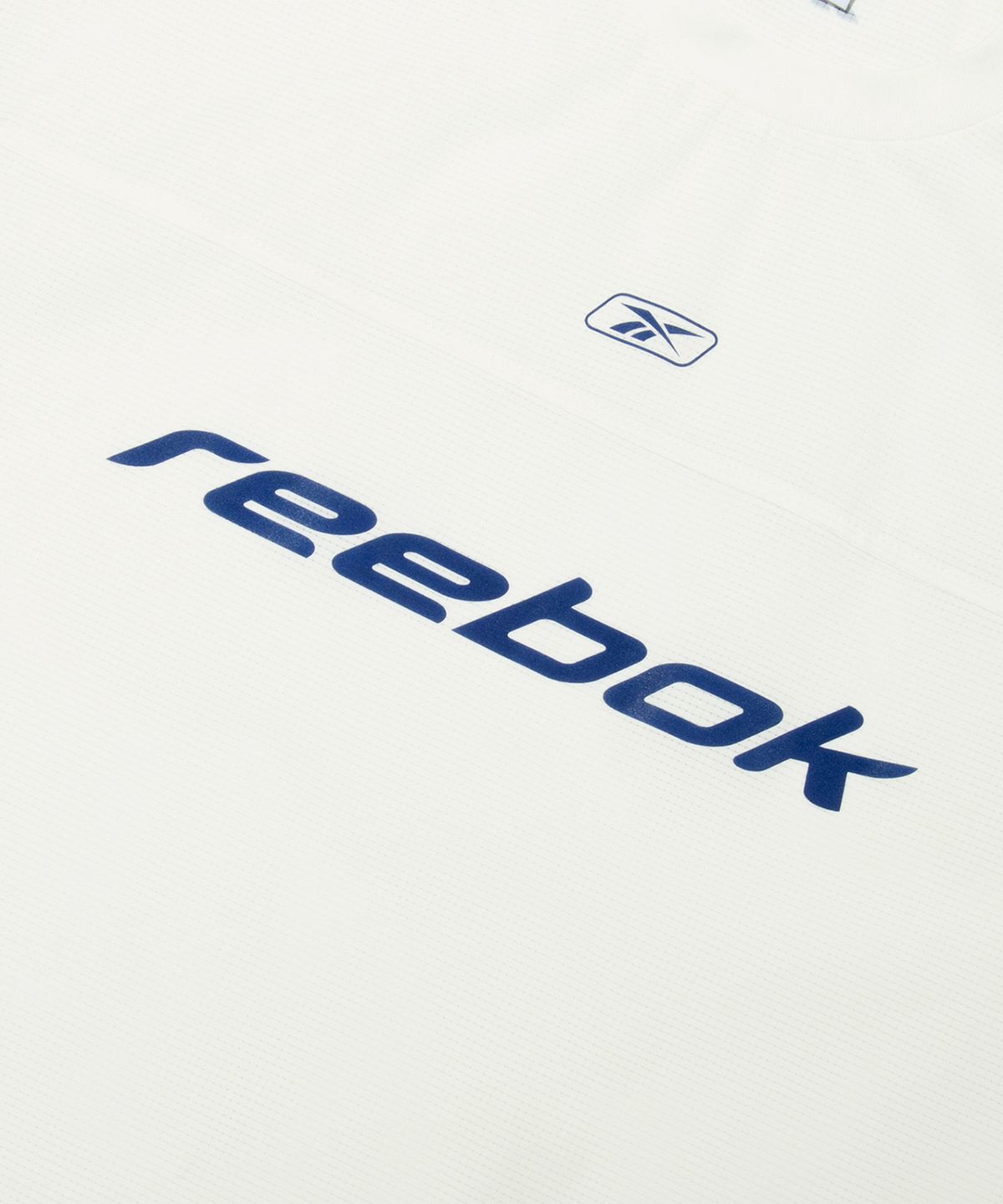 리복(REEBOK) 메쉬 우븐 티셔츠 - 화이트