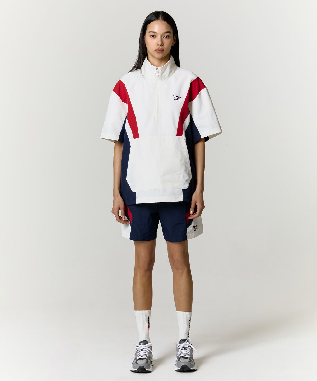리복(REEBOK) DNA 쇼츠 - 네이비
