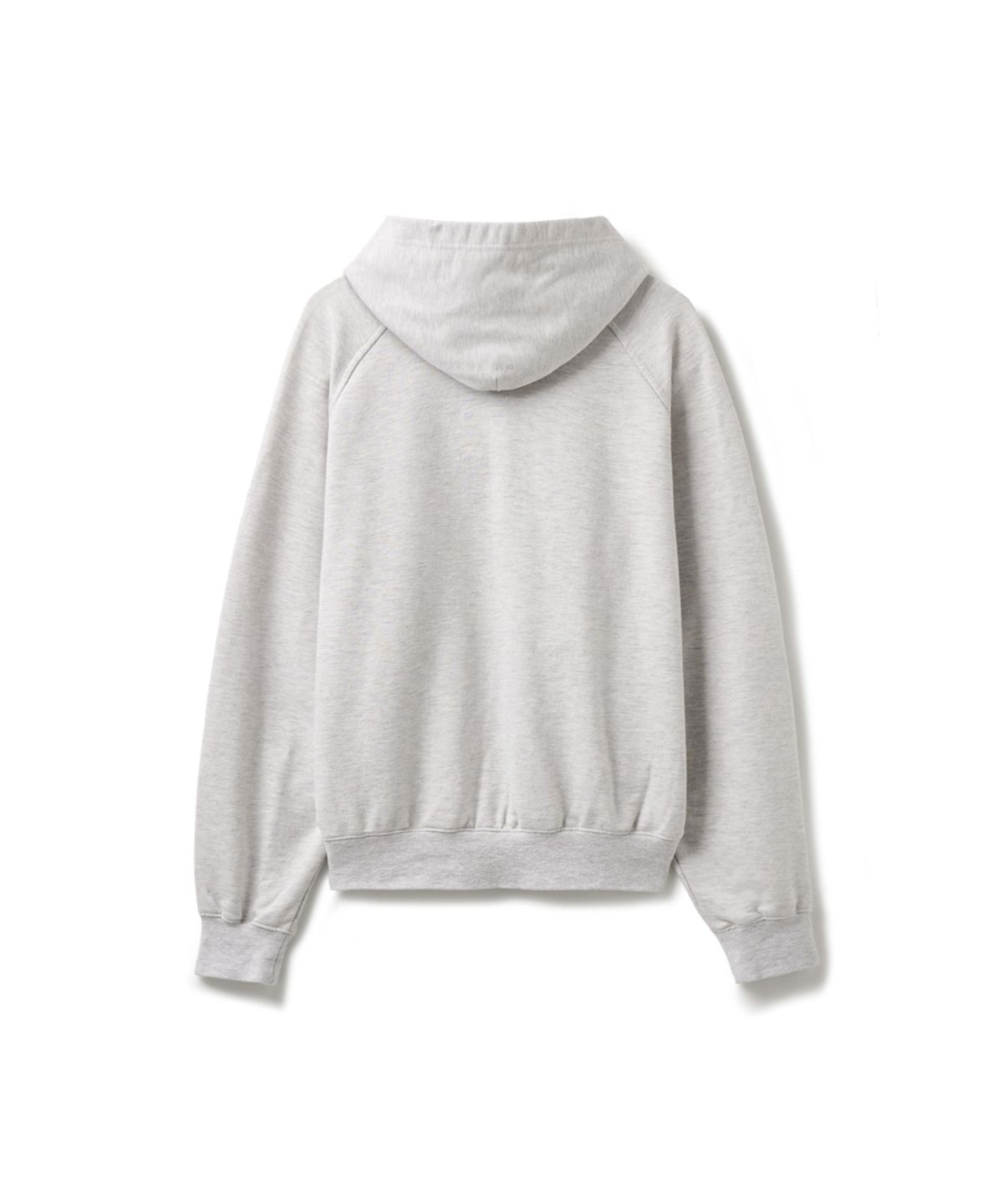 에르에르(ERER) Vintage Painted Raglan Hoodie White Melange