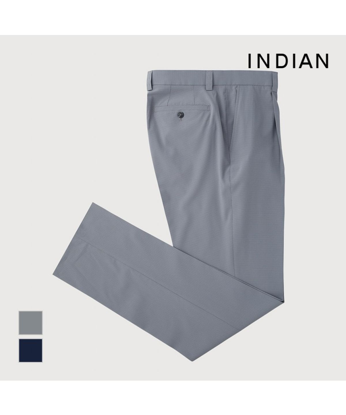 인디안(INDIAN) 남성 아스킨 원턱 바지_MITDLYM3121