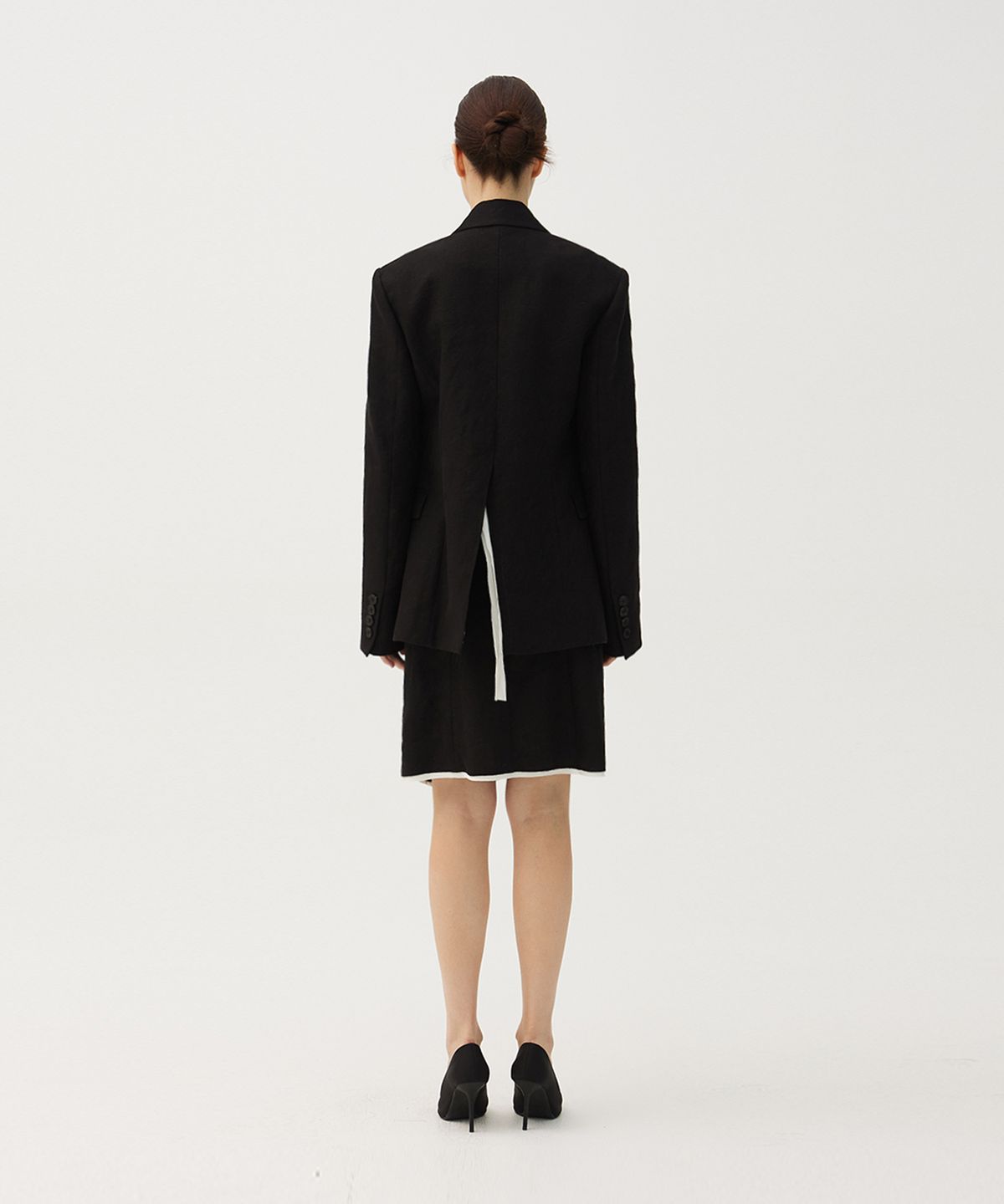 므아므(MMAM) Linen stitch line jacket