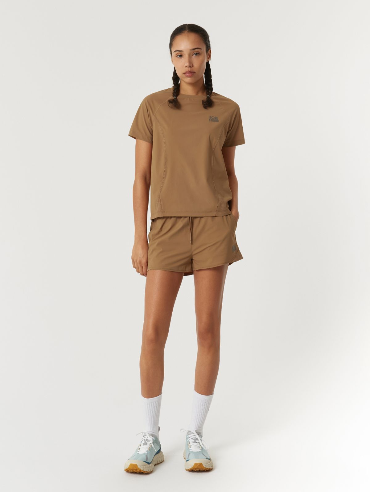 골스튜디오(GOALSTUDIO) WS AIR THROUGH TEE-BROWN