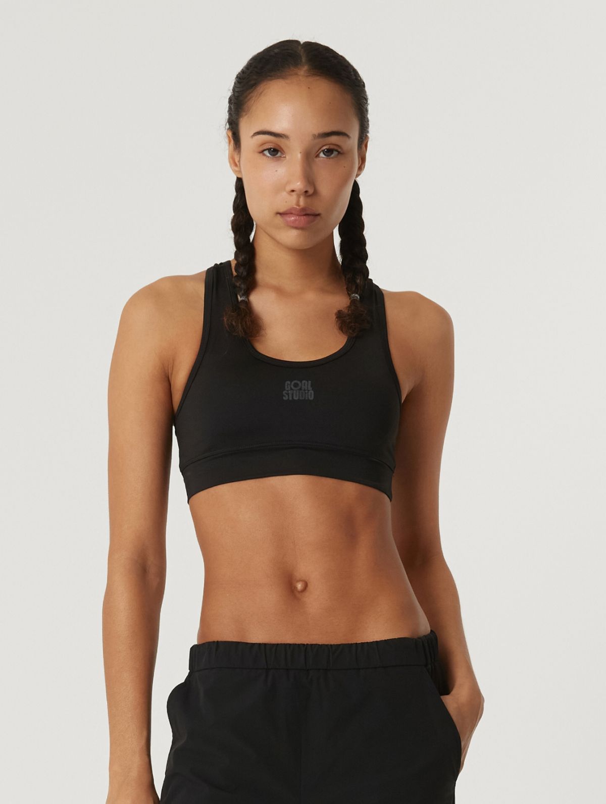 골스튜디오(GOALSTUDIO) WS BRATOP-BLACK