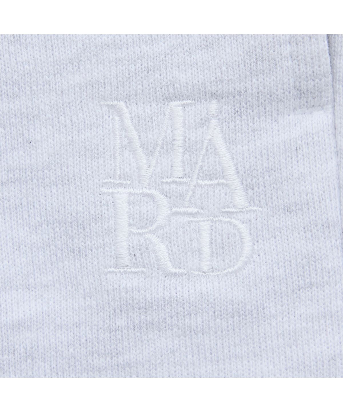 마드마드(MARDMARD) 에센셜 심볼 로고 스웻 쇼츠-라이트그레이