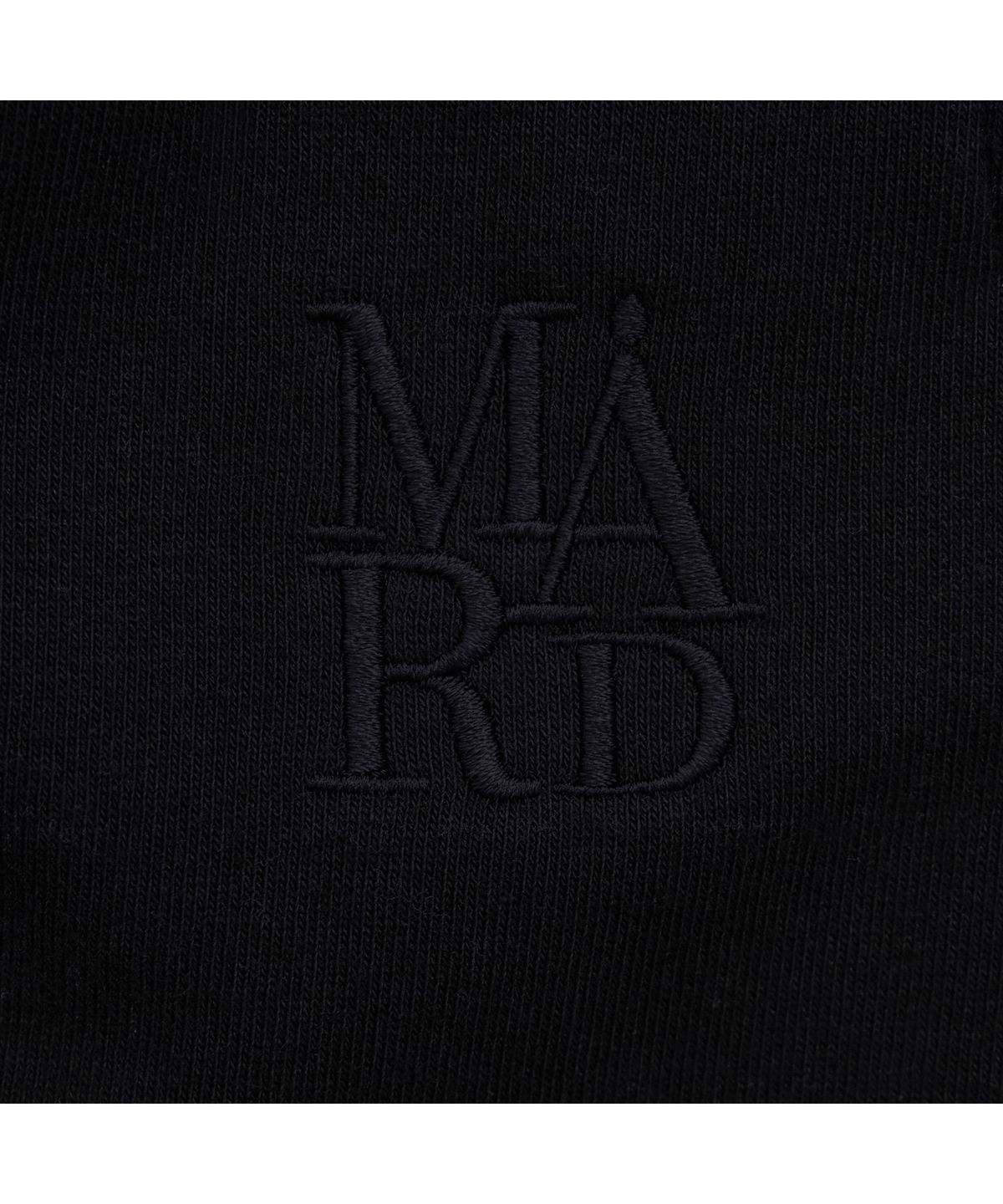 마드마드(MARDMARD) 에센셜 심볼 로고 스웻 쇼츠-블랙