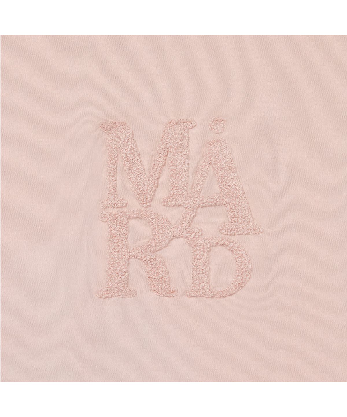 마드마드(MARDMARD) 클래식 로고 크롭 티셔츠-핑크