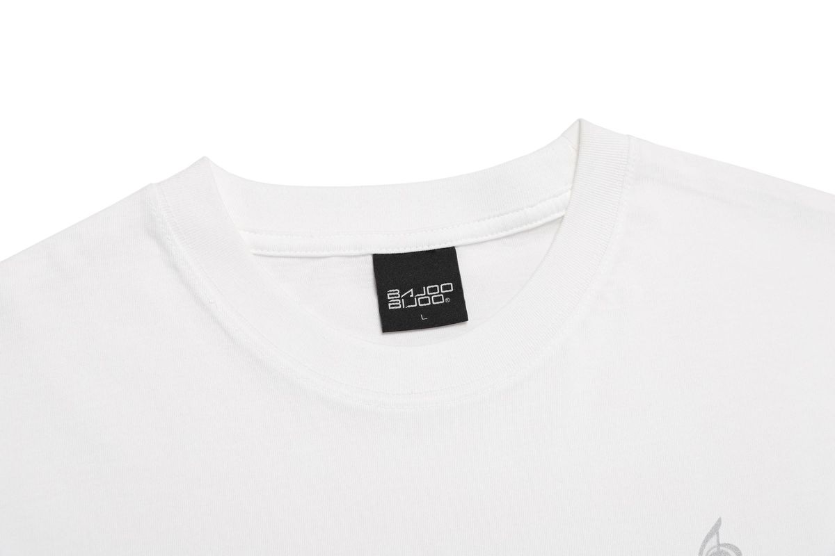 바쥬비쥬(BAJOO BIJOO) LOGO PRINT T-SHIRT [WHITE]