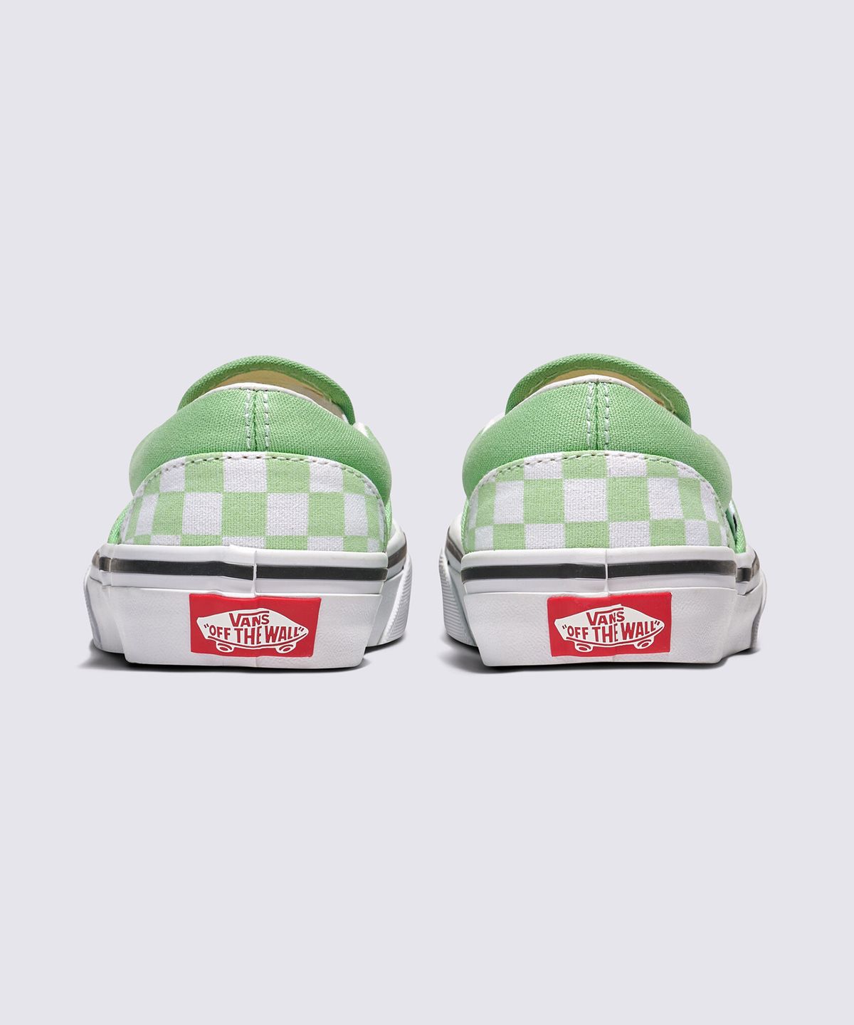 반스 키즈(VANS KIDS) 클래식 슬립온 키즈 컬러띠어리 체커보드 피스타치오 그린