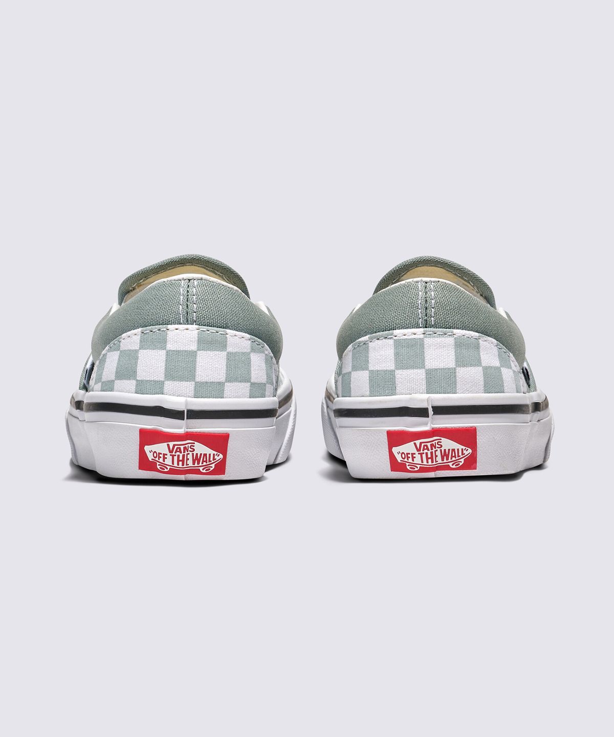 반스 키즈(VANS KIDS) 클래식 슬립온 키즈 컬러띠어리 체커보드 퓨어그레이