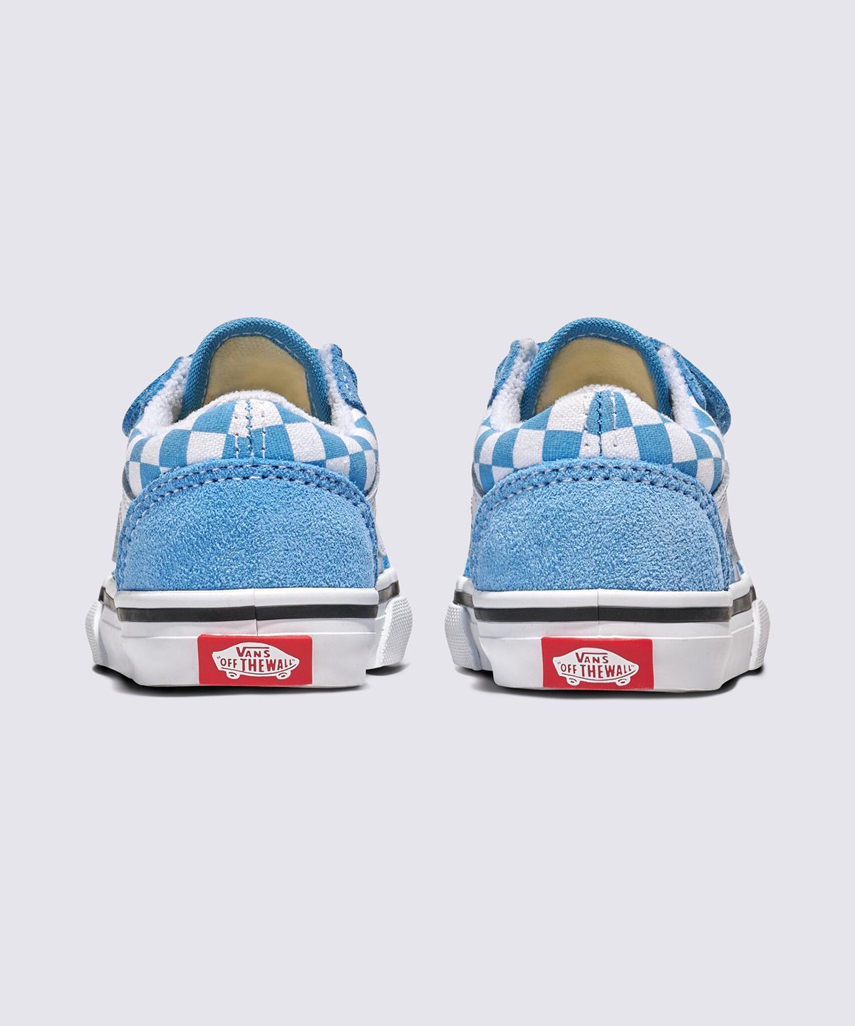 반스 키즈(VANS KIDS) 올드스쿨 V 토들러 컬러띠어리 체커보드 헤리티지 블루