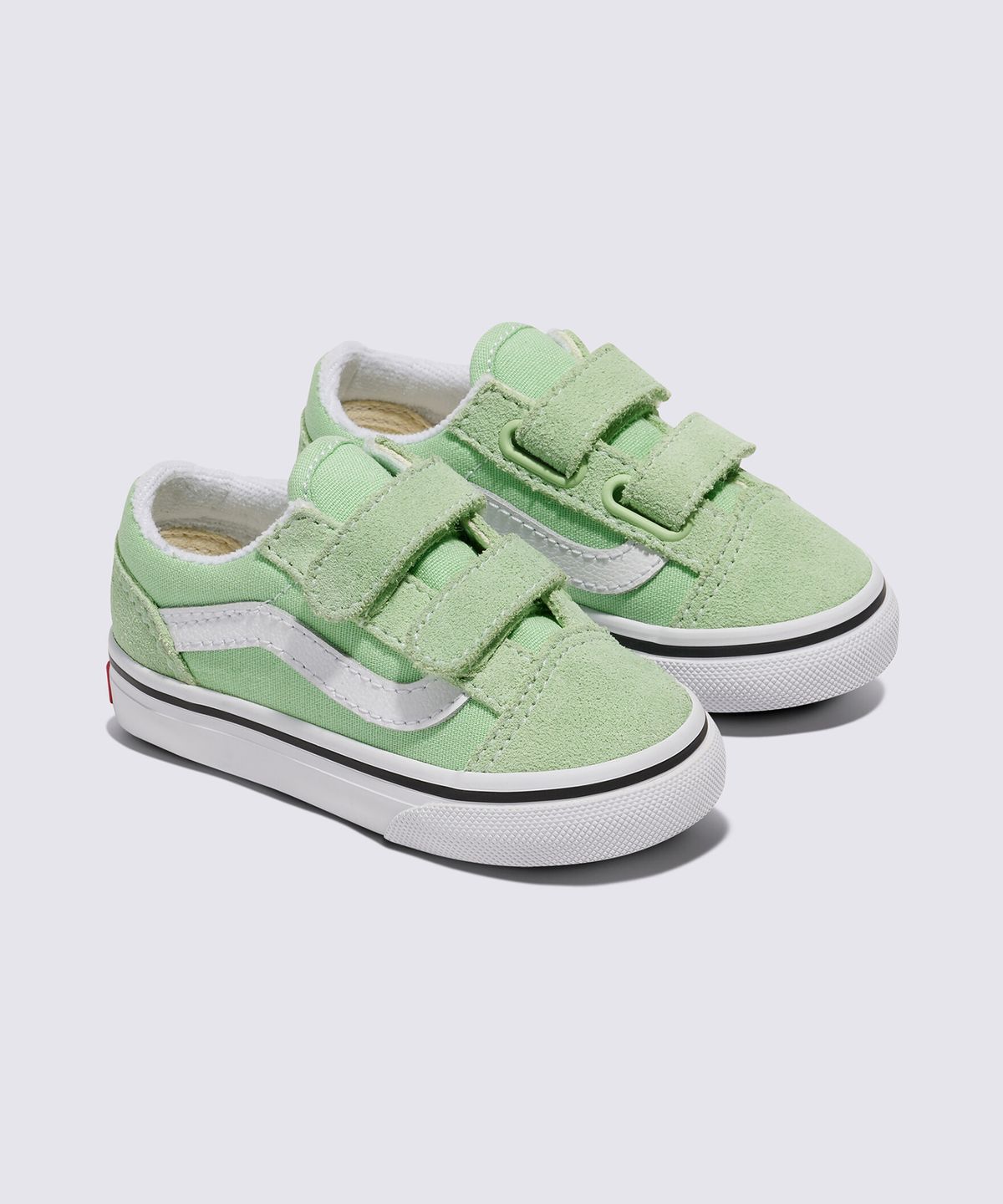 반스 키즈(VANS KIDS) 올드스쿨 V 토들러 컬러띠어리  피스타치오 그린