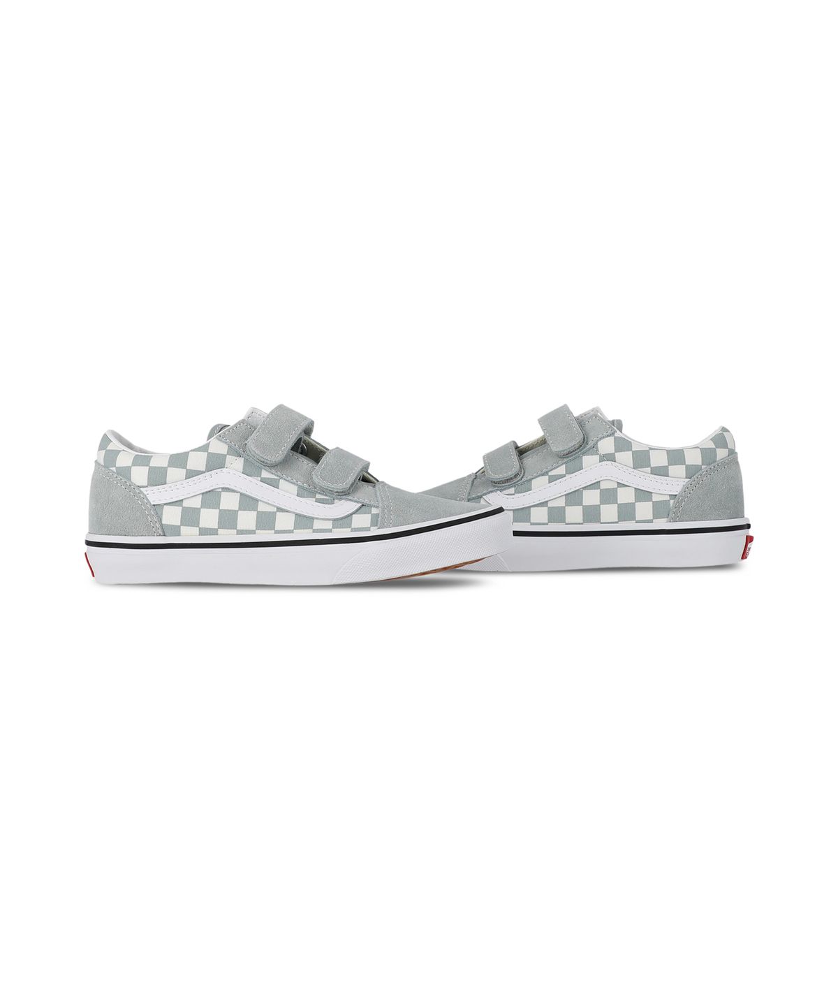 반스 키즈(VANS KIDS) 올드스쿨 V 키즈 컬러띠어리 체커보드 퓨어그레이