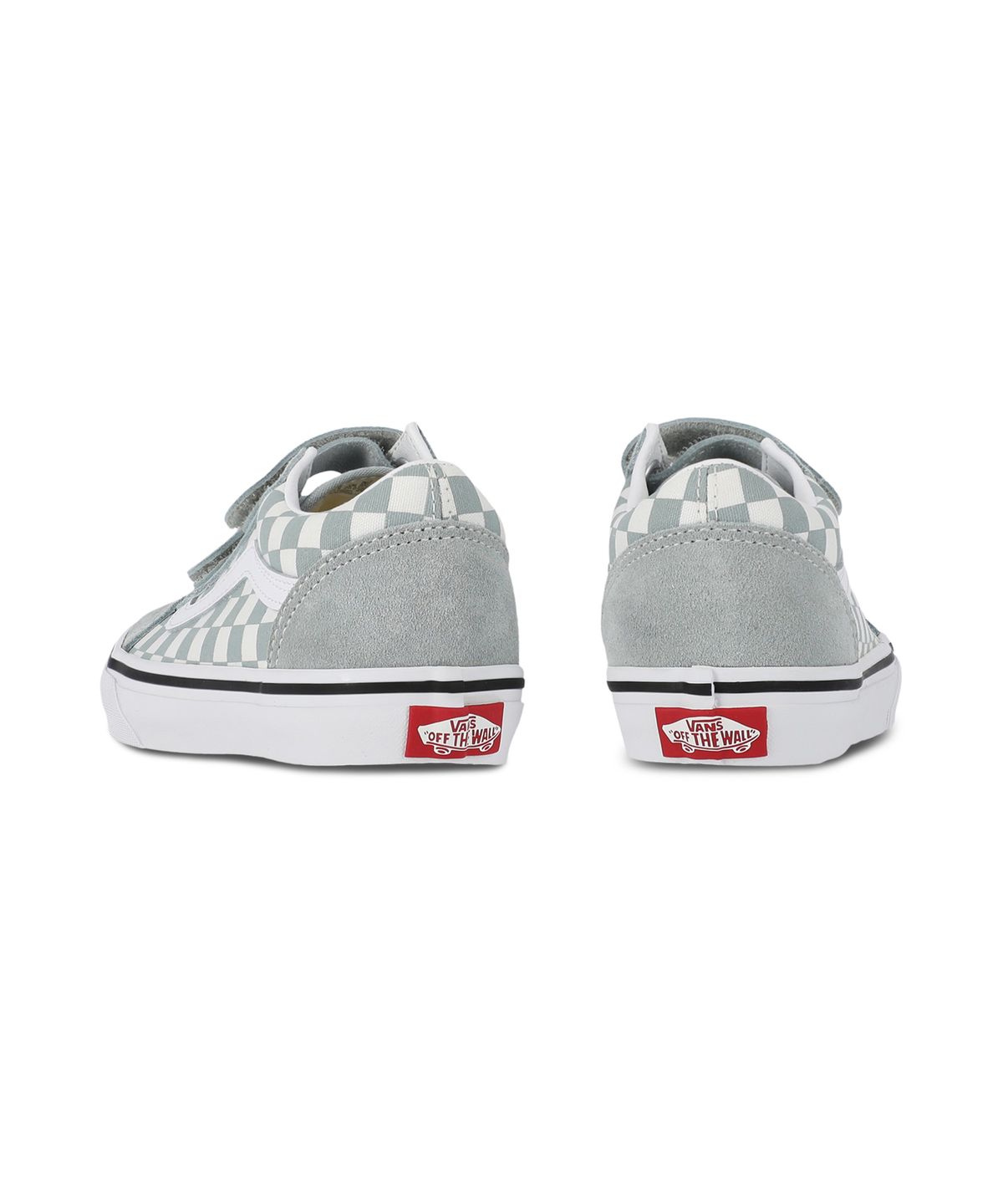반스 키즈(VANS KIDS) 올드스쿨 V 키즈 컬러띠어리 체커보드 퓨어그레이