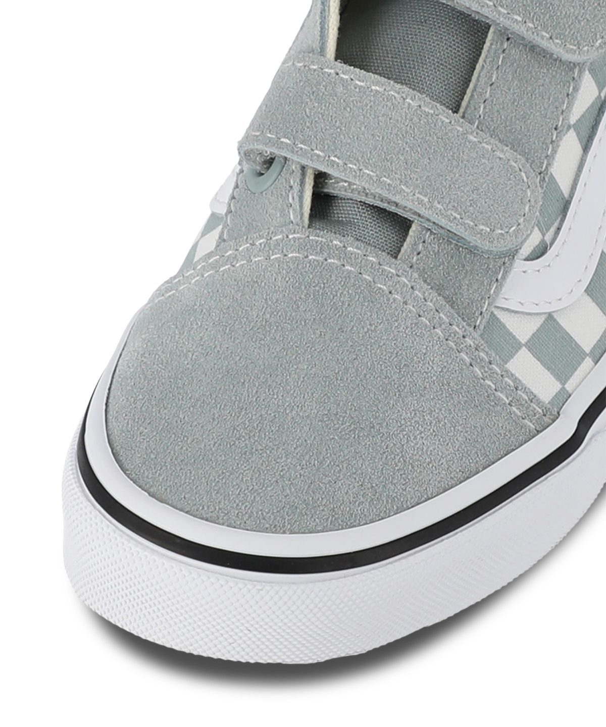 반스 키즈(VANS KIDS) 올드스쿨 V 키즈 컬러띠어리 체커보드 퓨어그레이