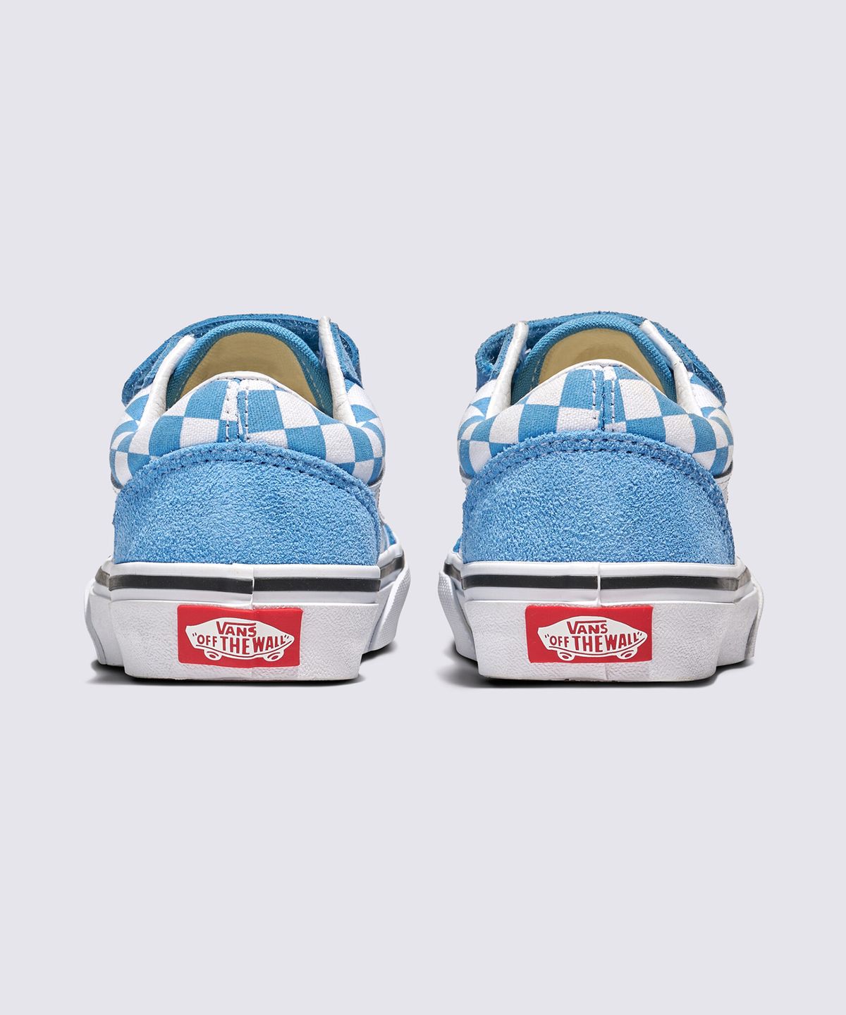 반스 키즈(VANS KIDS) 올드스쿨  V 키즈 컬러띠어리 체커보드 헤리티지 블루