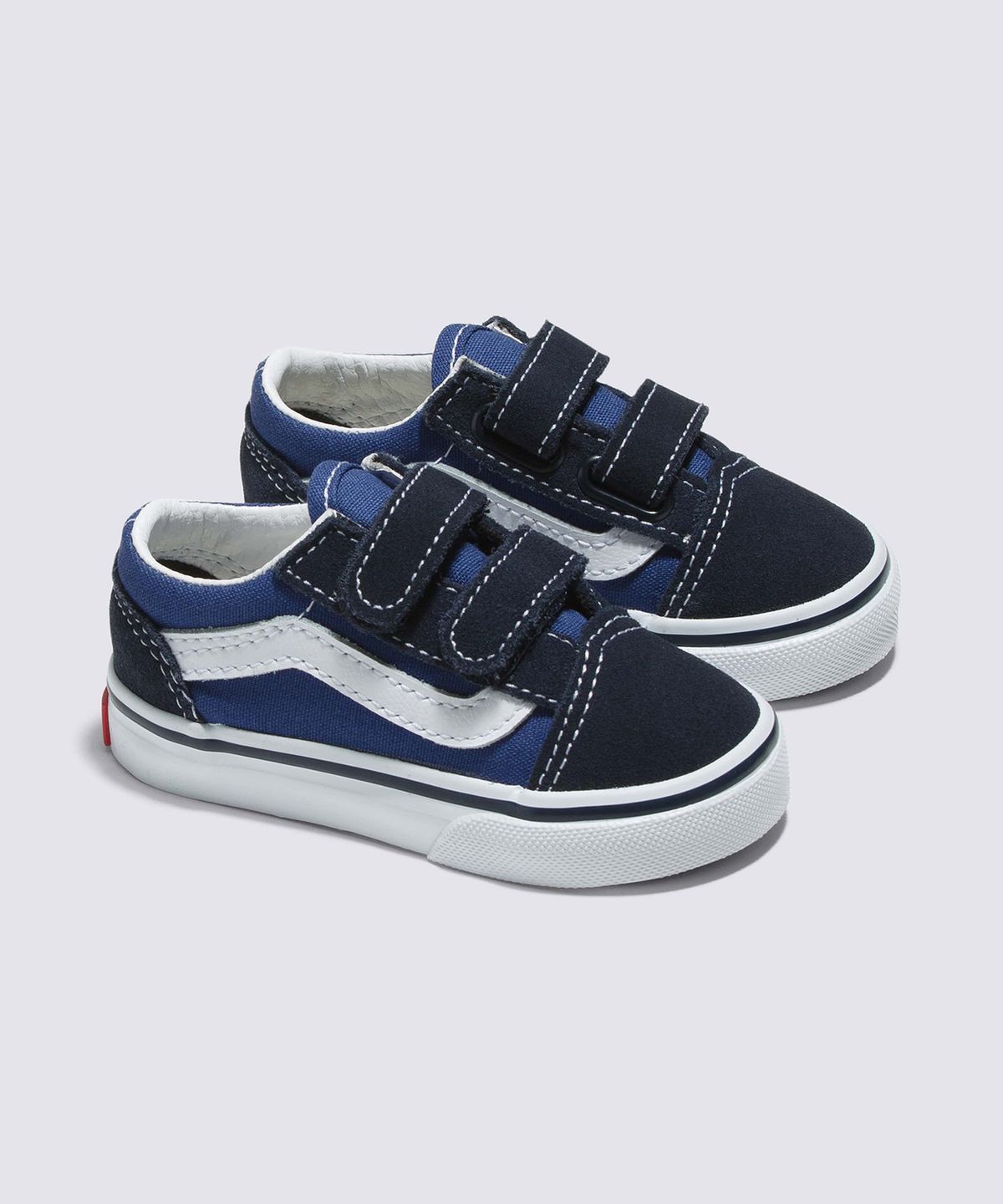 반스 키즈(VANS KIDS) 올드스쿨 V 토들러 밸크로 네이비
