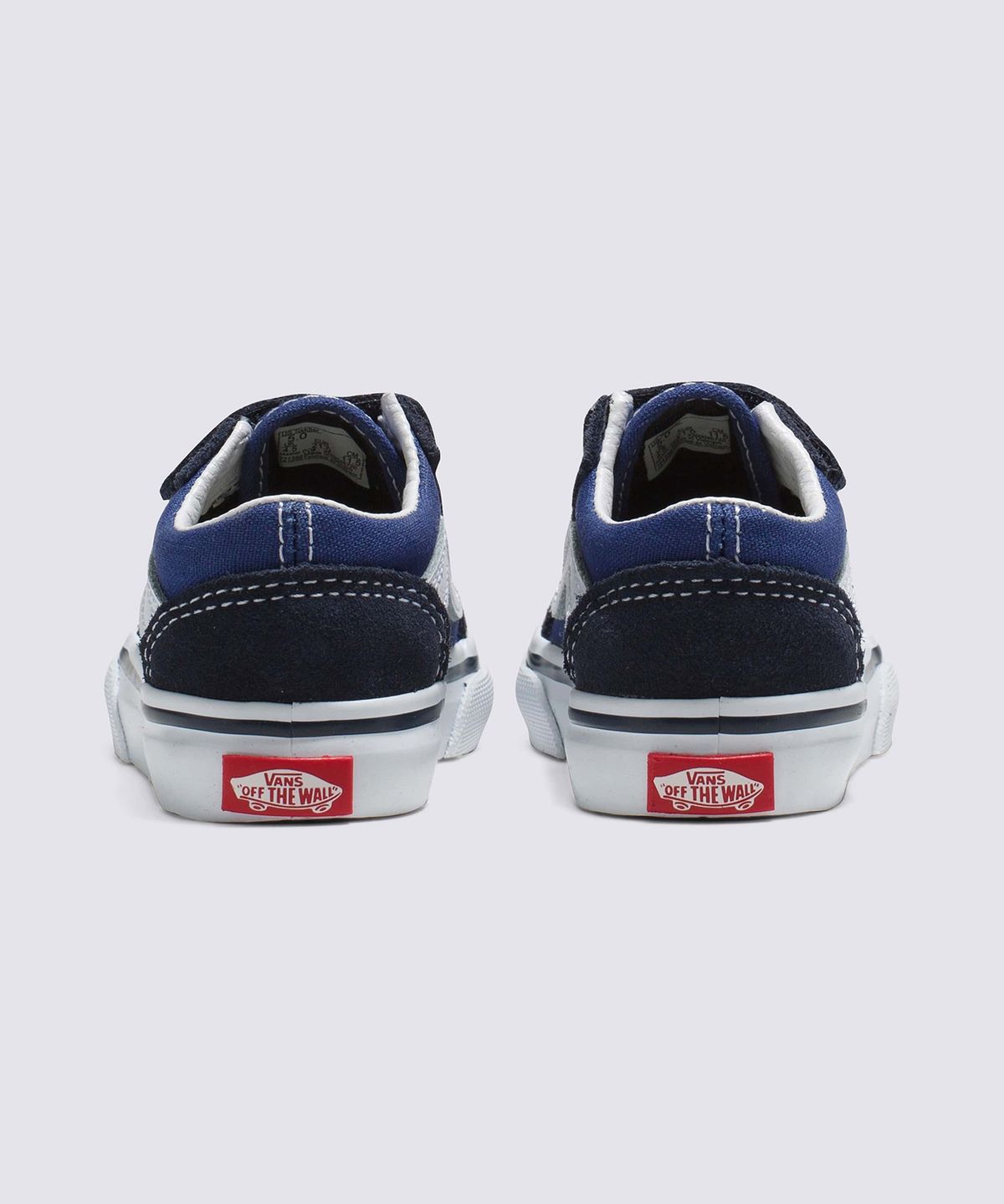 반스 키즈(VANS KIDS) 올드스쿨 V 토들러 밸크로 네이비