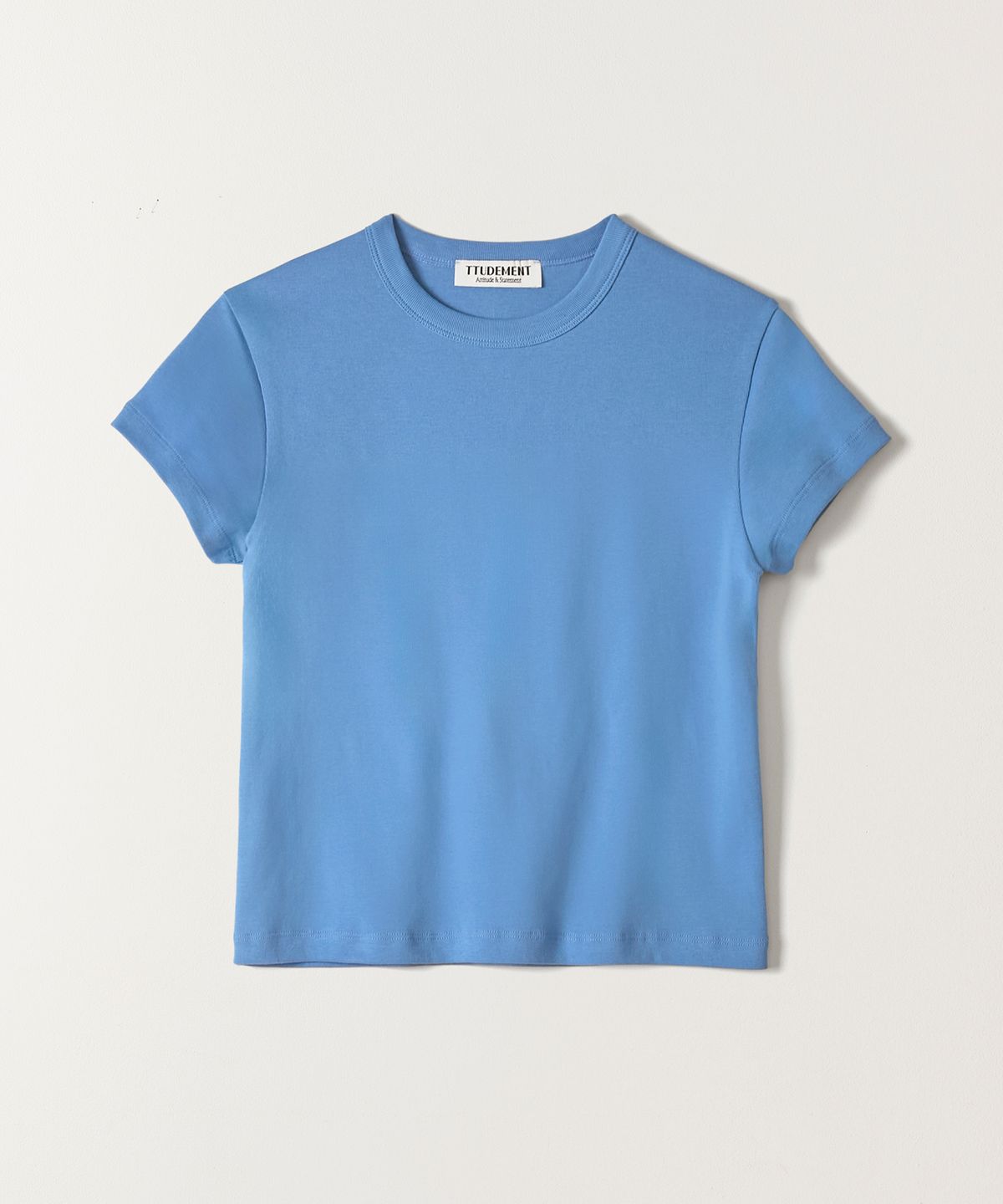 튜드먼트(TTUDEMENT) [7COLORS] 50s EMBROIDERED T-SHIRT