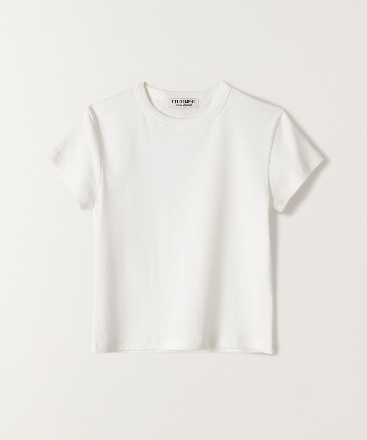 튜드먼트(TTUDEMENT) [7COLORS] 50s EMBROIDERED T-SHIRT