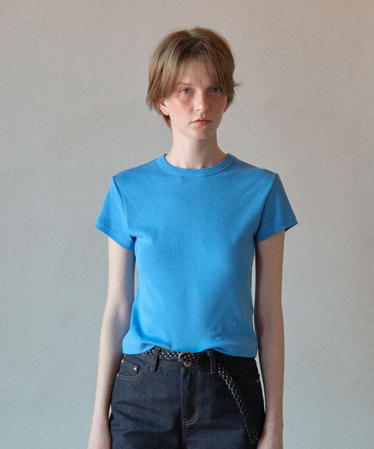 튜드먼트(TTUDEMENT) [7COLORS] 50s EMBROIDERED T-SHIRT