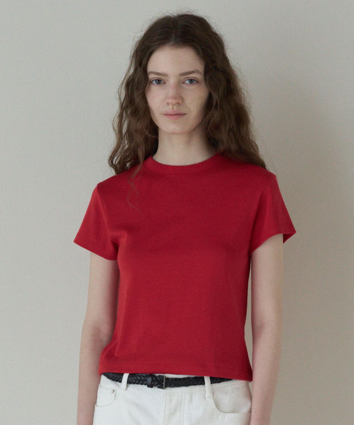 튜드먼트(TTUDEMENT) [7COLORS] 50s EMBROIDERED T-SHIRT
