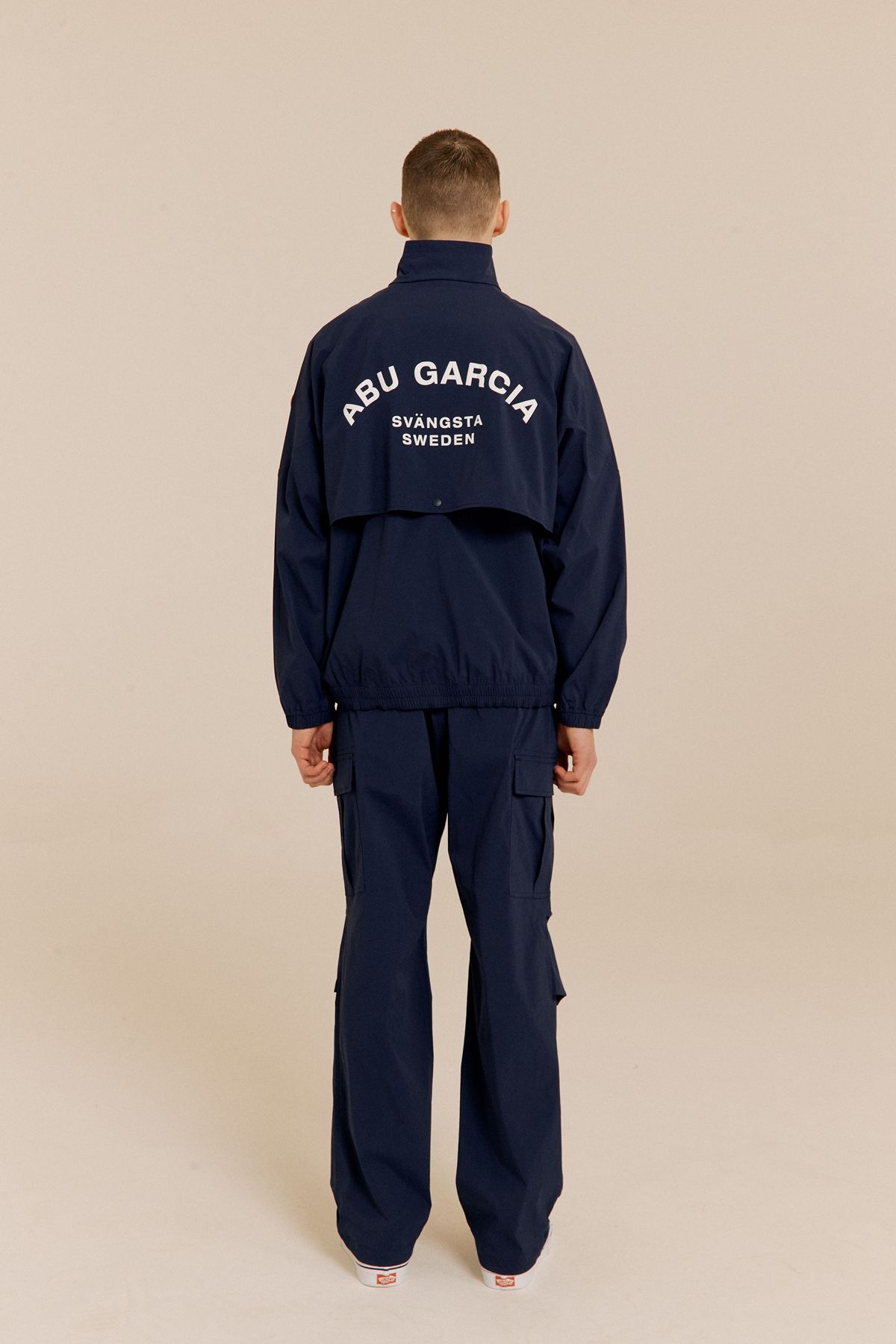 아부가르시아(ABU GARCIA) 루즈핏 웜업 팬츠 NAVY