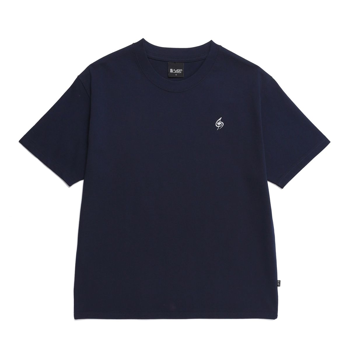 바쥬비쥬(BAJOO BIJOO) LOGO PRINT T-SHIRT [NAVY]