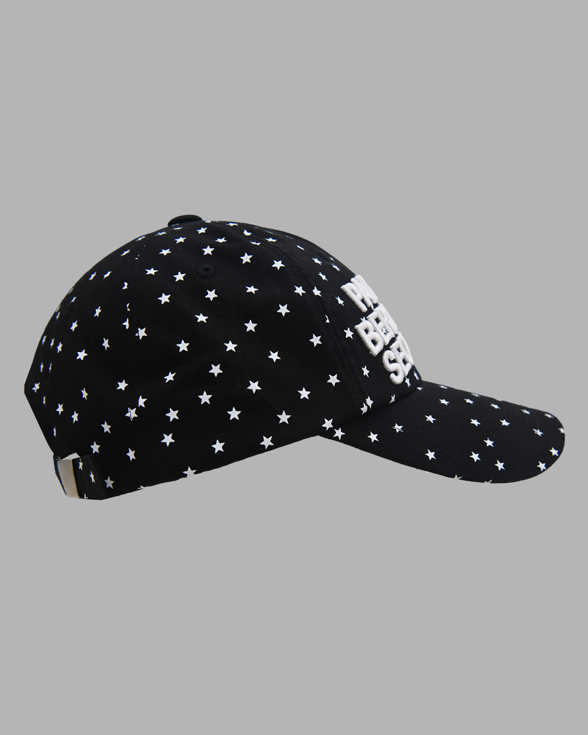 더뮤지엄비지터(THEMUSEUMVISITOR) SMILE LOGO BALLCAP (BLACK)