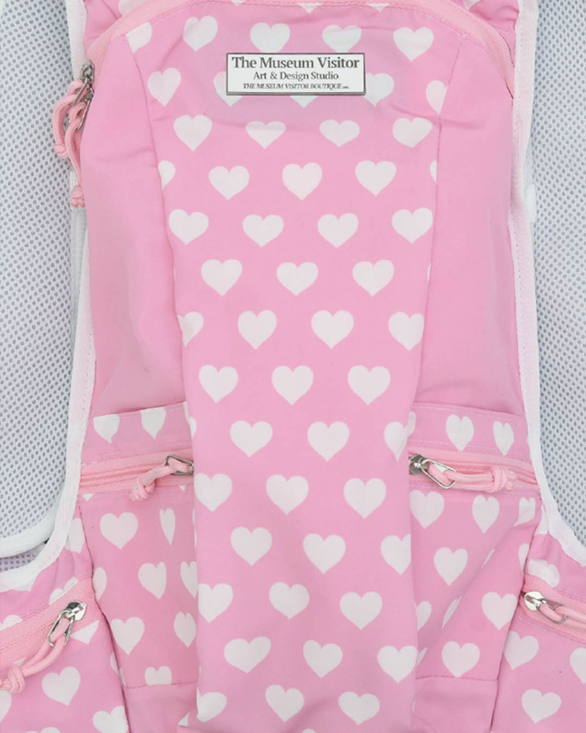 더뮤지엄비지터(THEMUSEUMVISITOR) MESH MOUNTAINEERING BACKPACK (PINK)