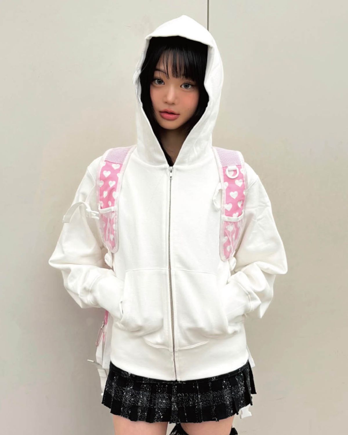 더뮤지엄비지터(THEMUSEUMVISITOR) MESH MOUNTAINEERING BACKPACK (PINK)