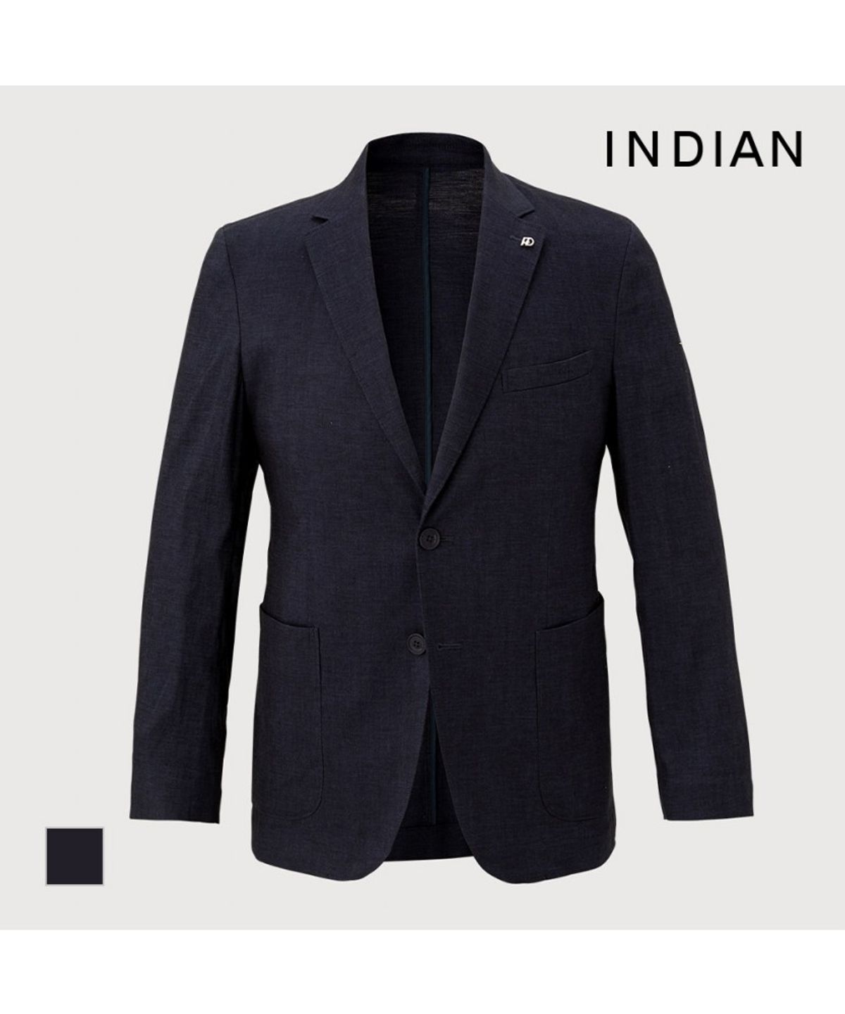 인디안(INDIAN) 린넨혼방 고신축 셋업자켓_MIUFAYM3361