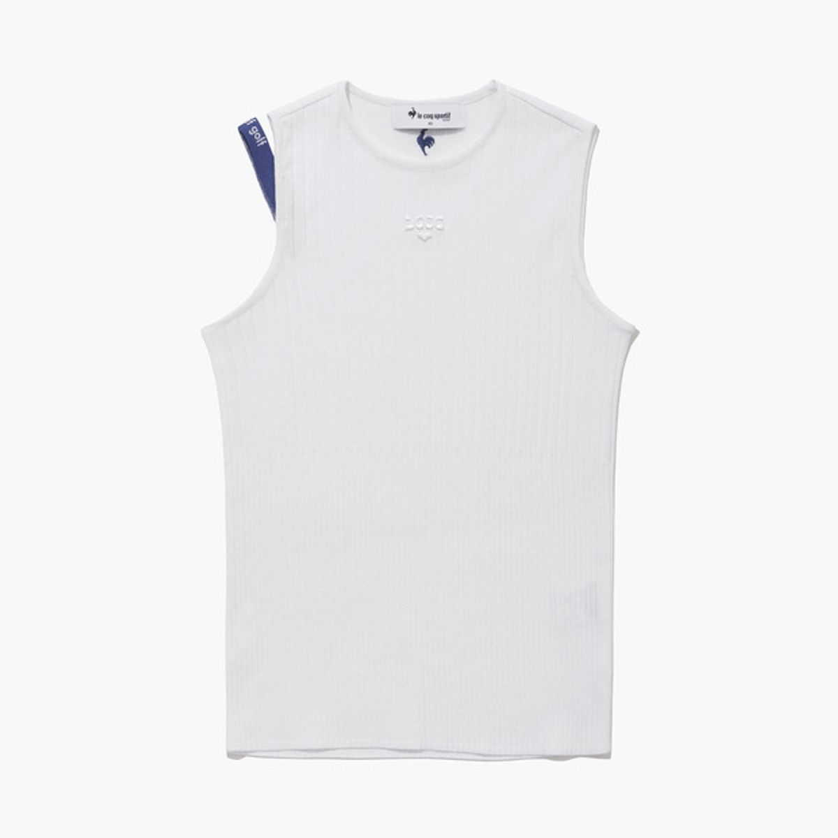 르꼬끄 골프(LECOQ GOLF) 여성 포인트 골조직 슬리 브리스 스웨터 (GQ222LKP42)