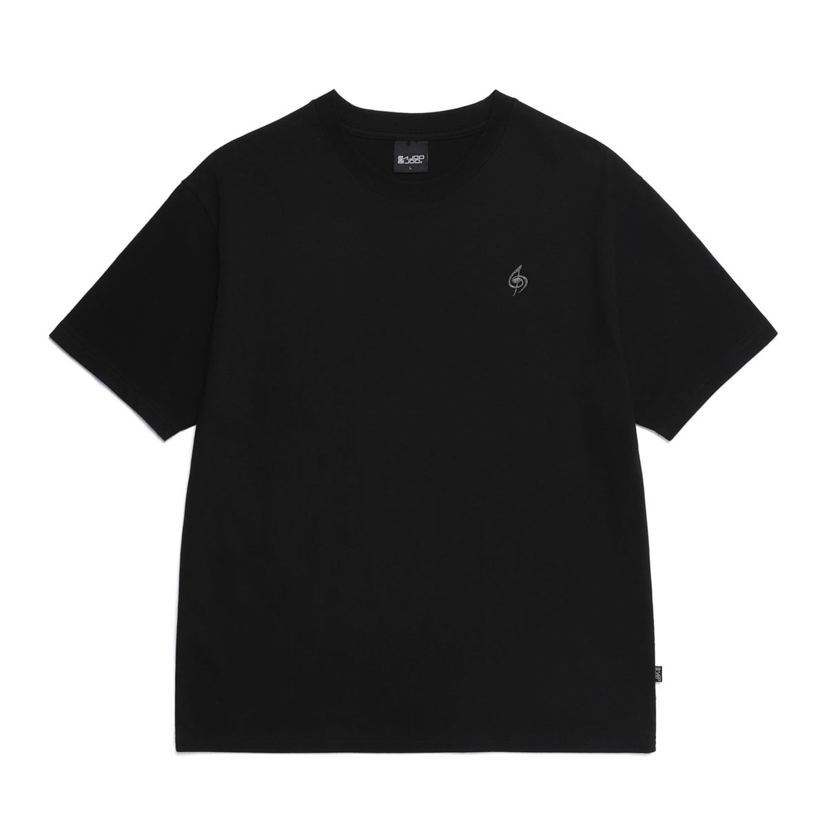 바쥬비쥬(BAJOO BIJOO) LOGO PRINT T-SHIRT [BLACK]