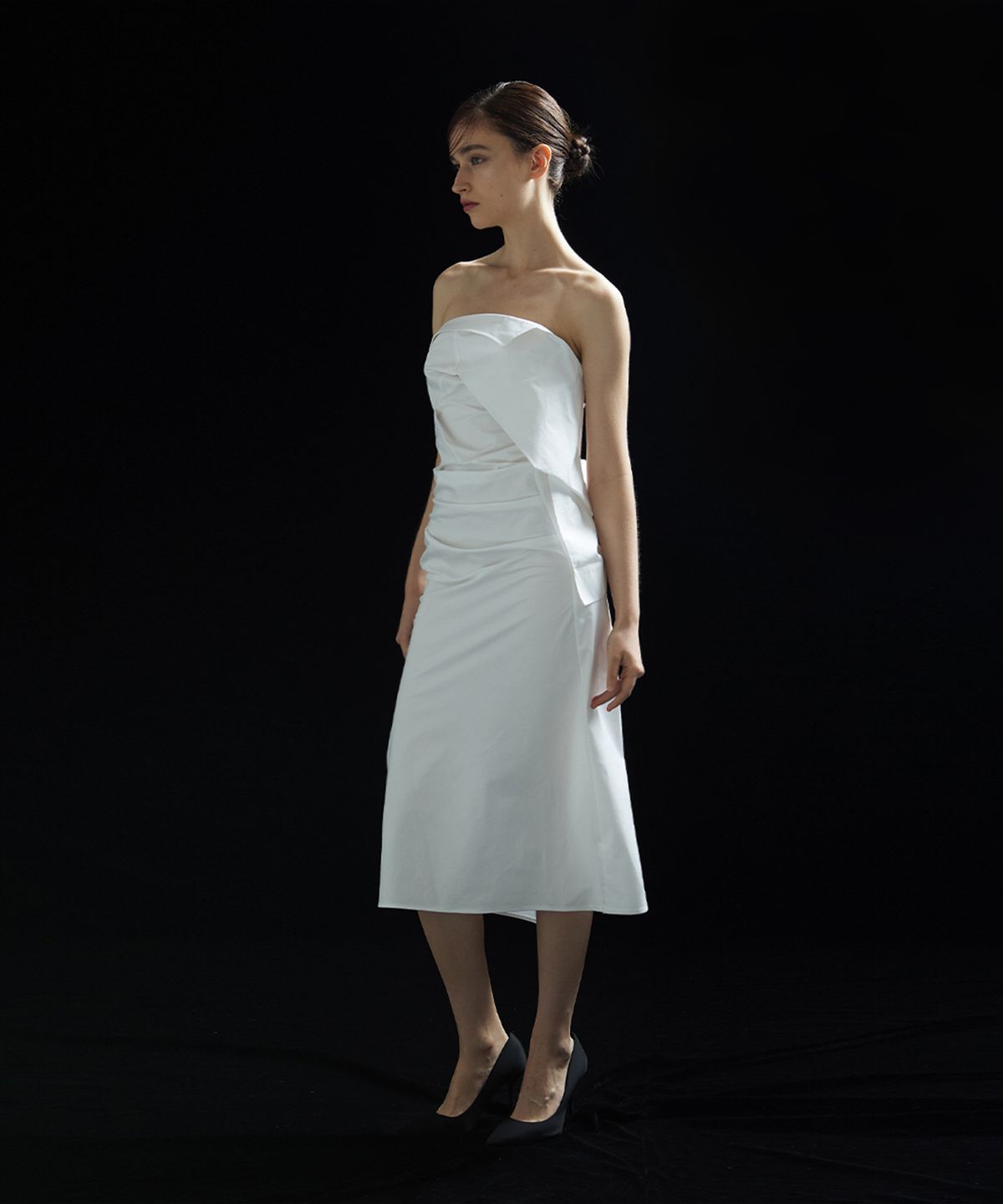 므아므(MMAM) Drape shirt dress