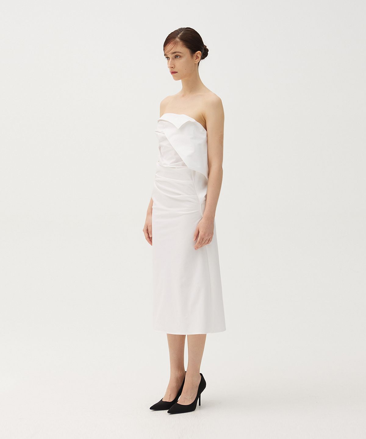 므아므(MMAM) Drape shirt dress