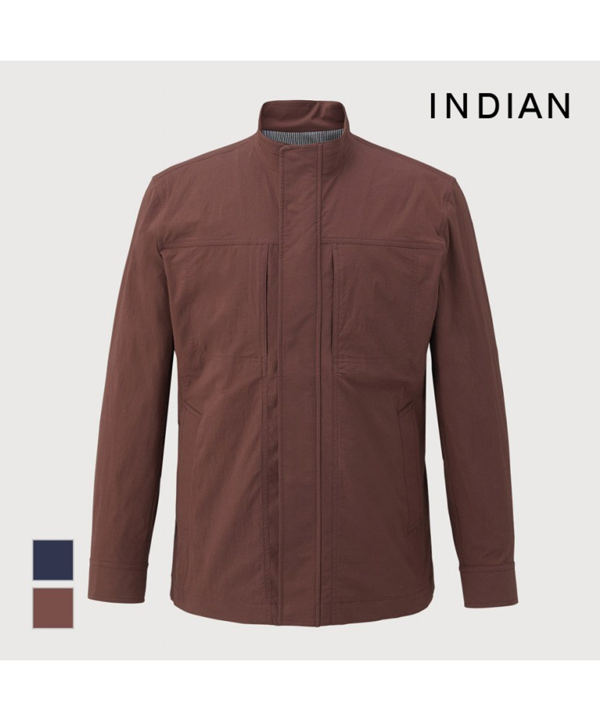 인디안(INDIAN) 나일론스판 자파리 점퍼_MITKA4M3101